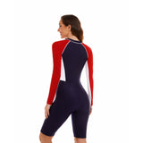 Long Sleeve Swimsuits for Women One Piece Bathing Suit Rash Guard Swimsuit