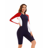 Long Sleeve Swimsuits for Women One Piece Bathing Suit Rash Guard Swimsuit