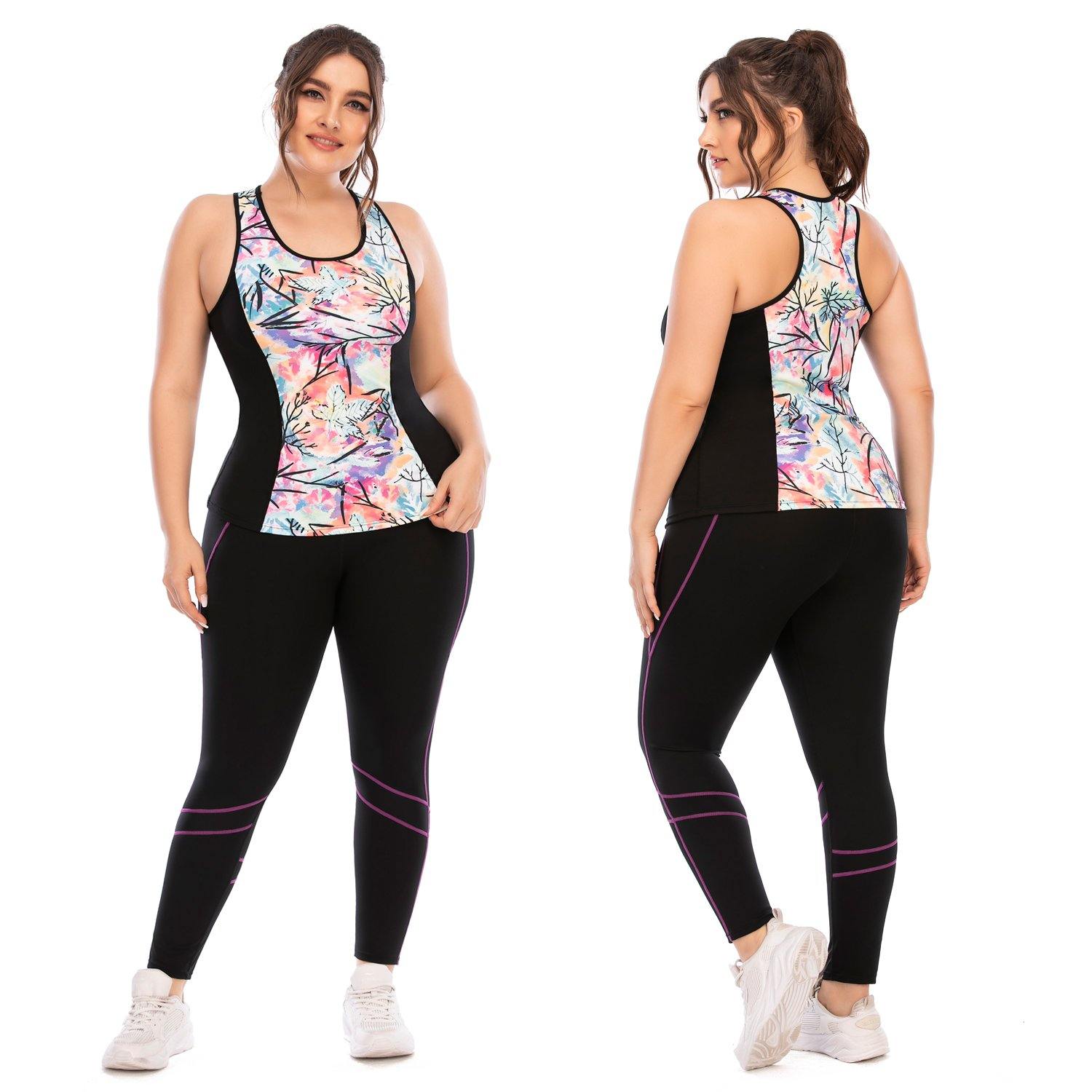Plus Size Yoga Sets Workout Suits for Women - SiySiy