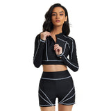 Women Long Sleeve Swimming Suit Sun Protection Beachwear