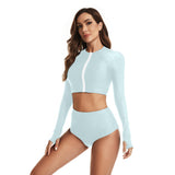 SIYSIY Rash Guard Swimsuits Women Swimwear