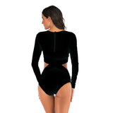 Rash Guard For Women Long Sleeve Bathing Suit UPF 50+ One Piece