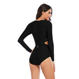 Rash Guard For Women Long Sleeve Bathing Suit UPF 50+ One Piece