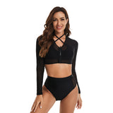 SIYSIY Rash Guard Swimsuits Women Swimwear