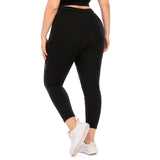 Women Plus Size Yoga Pants with Pocket Squat Proof Leggings