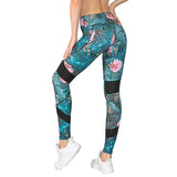 Women Gym Clothes Yoga Pants Green Leggings