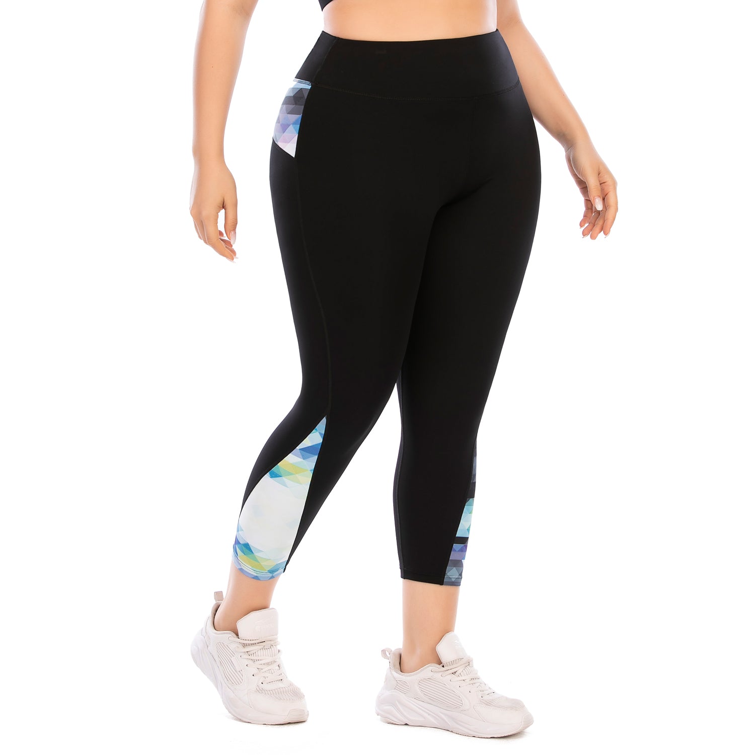 Women's Plus Size Yoga Outfits Workout Leggings with Pocket
