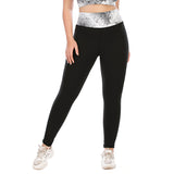 Workout Leggings Plus Size Yoga Pants Black