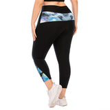 Women's Plus Size Yoga Outfits Workout Leggings with Pocket