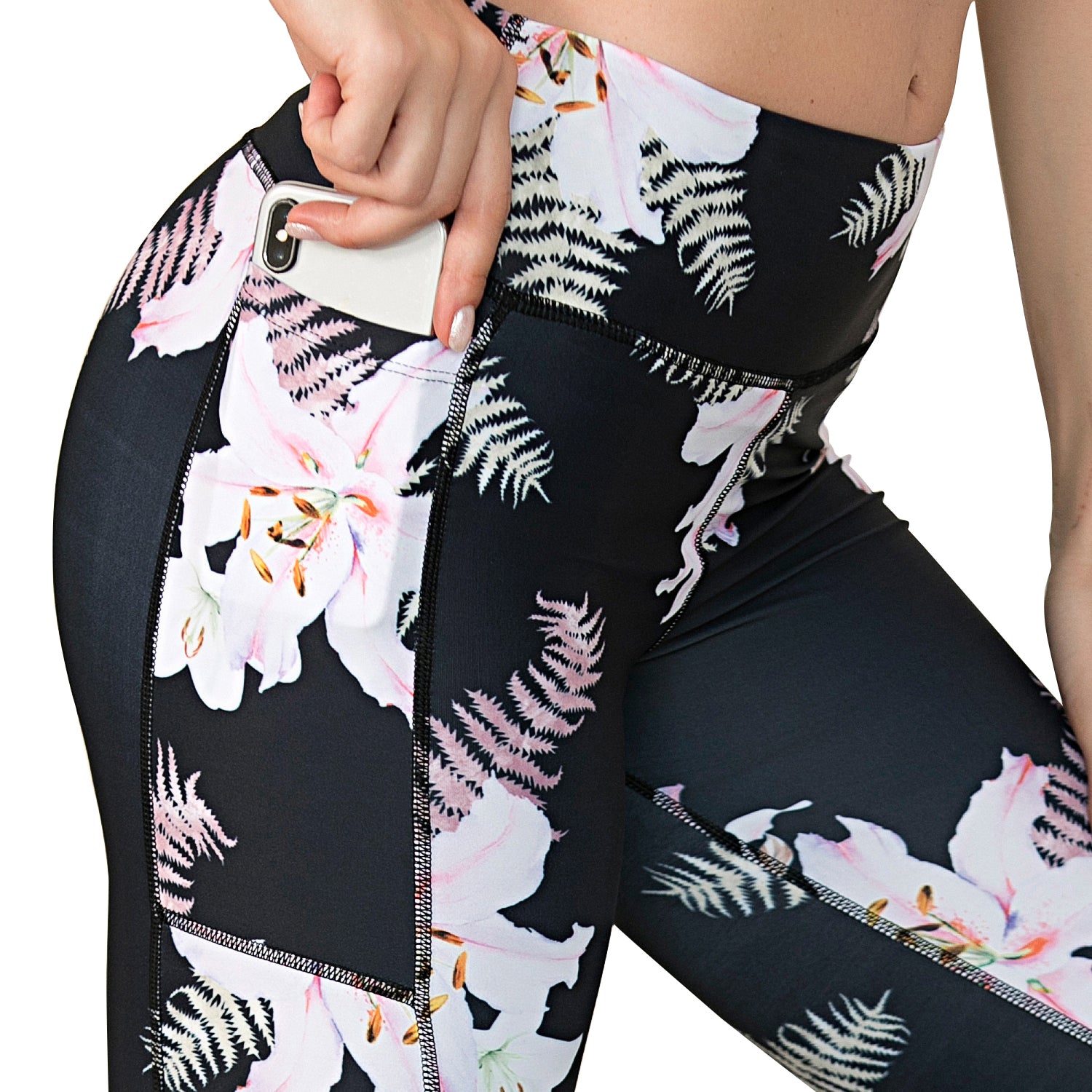 Women Cloth Yoga Pants with Pocket Squat Proof Leggings