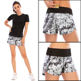 Women Summer Elasticity Sports Gym Yoga Exercise Shorts Pants