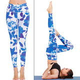Workout Leggings High Waist Yoga Pants Tie Dye Leggings