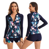 UPF 50+ Rash Guard Shirts, 2 Piece Swimsuits