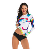 Two Piece Swimsuit for Women Long Sleeve Womens Bathing Suits