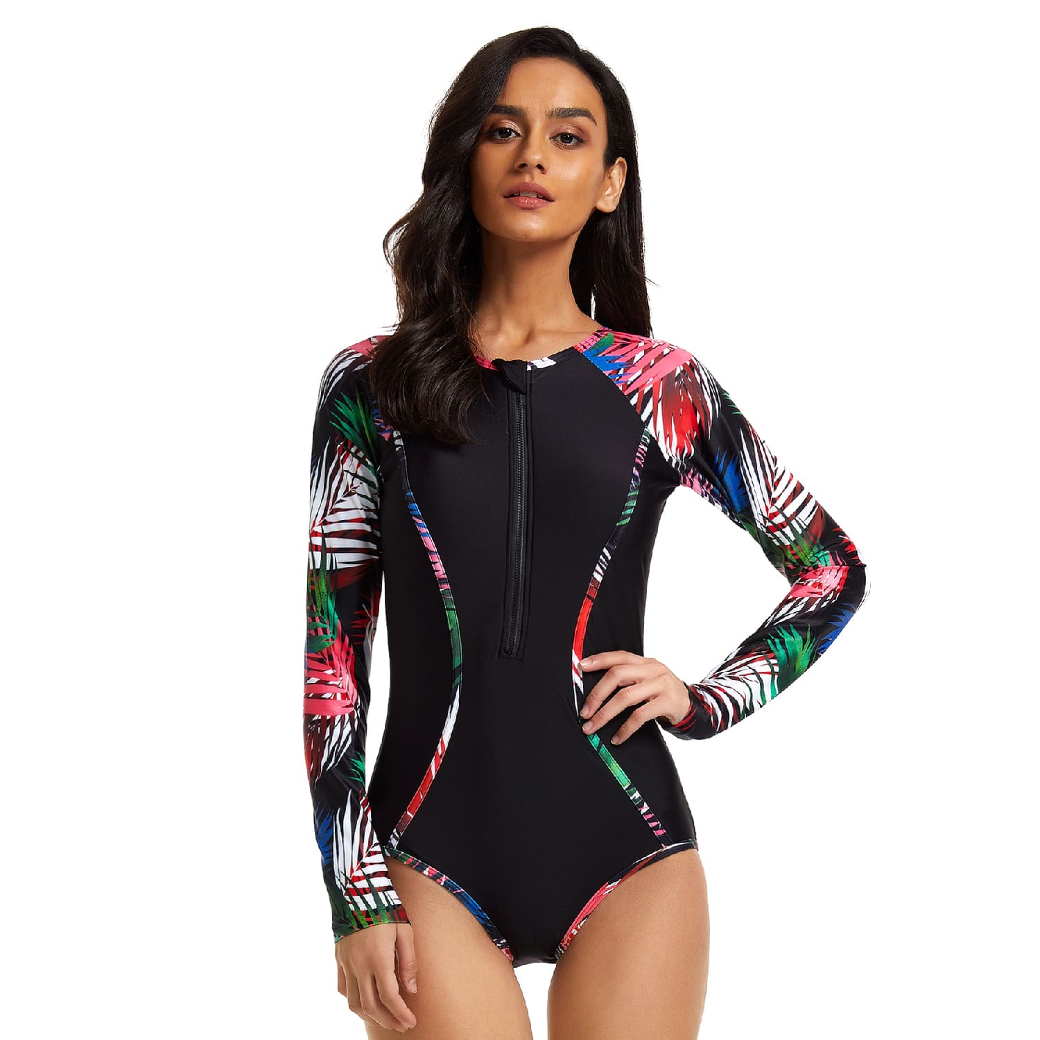 One Piece Printed Swimsuit