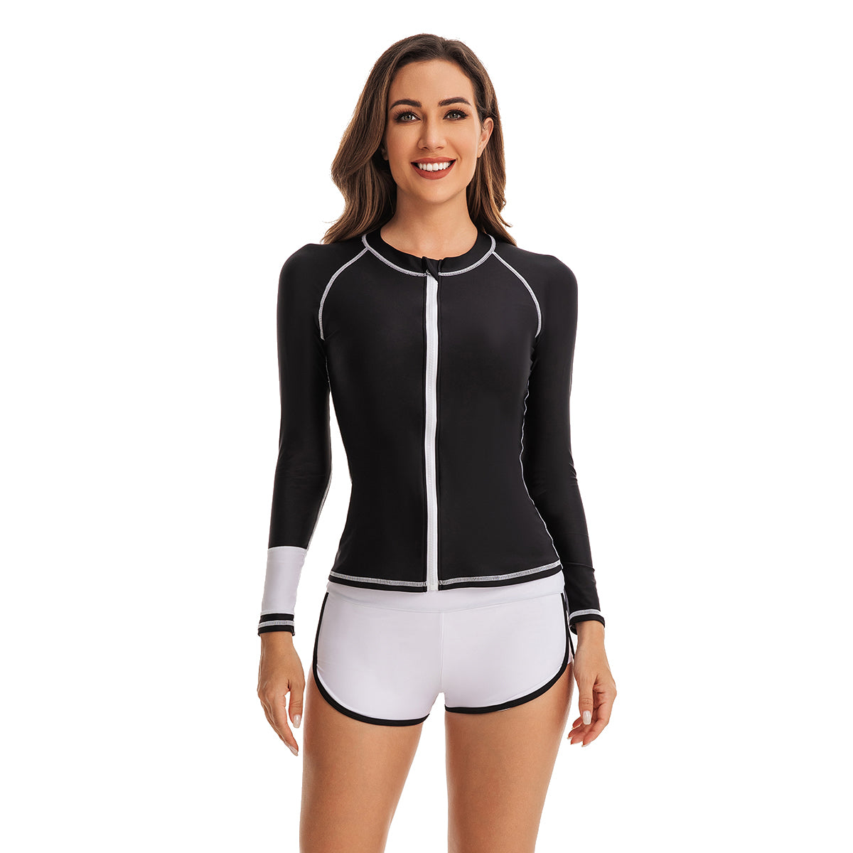 2 Piece Long Sleeve Swimsuits for Women