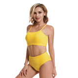 Women's Bikini Swimsuit High Waist Two Piece Bathing Suit