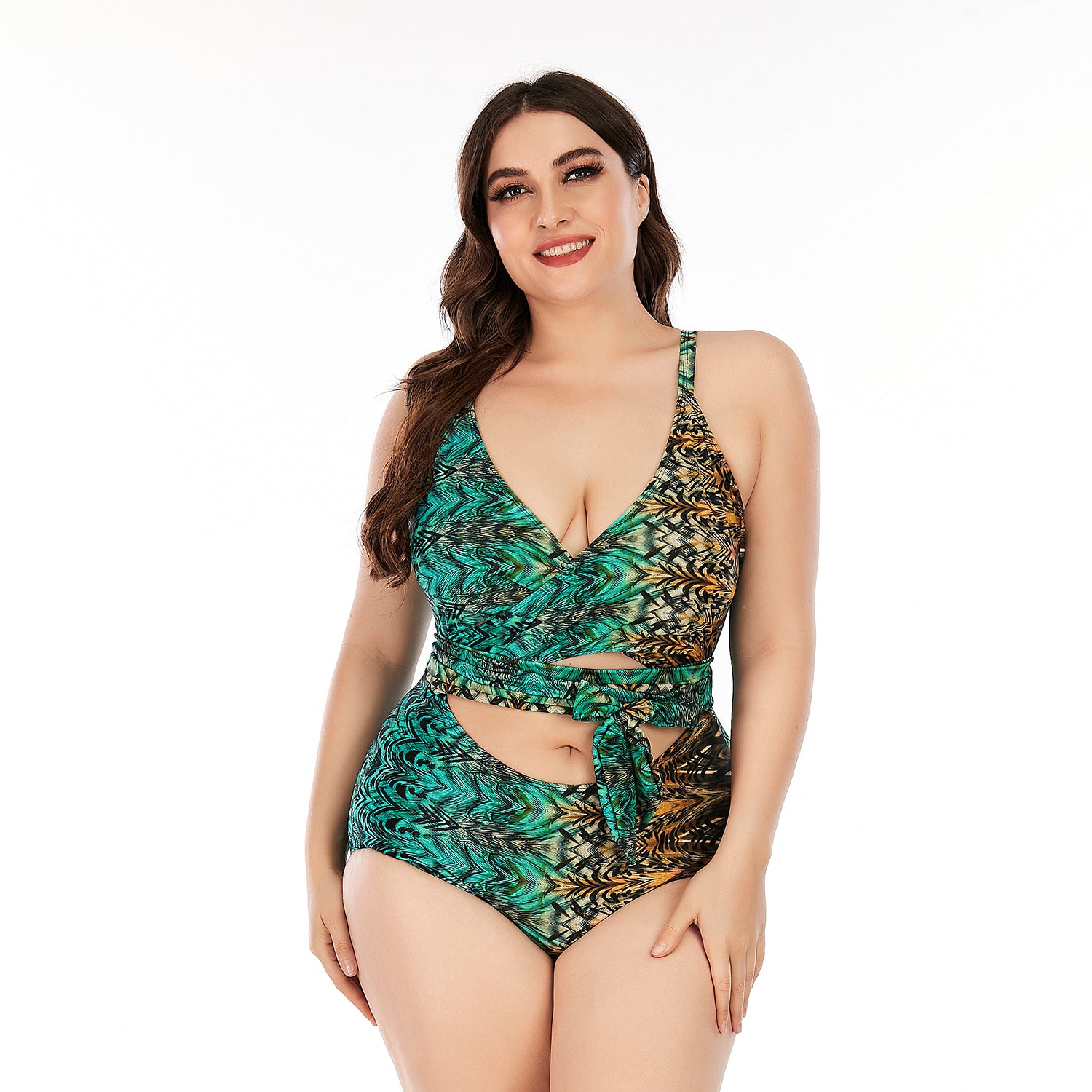 Women's High Waisted Plus Size Swimsuits Bathing Suits