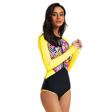 Long Sleeve Swimsuit Women One Piece Bathing Suit