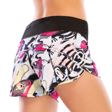 Womens Elastic Waist Board Shorts with Pockets Summer Shorts