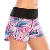 Women Shorts Printed Casual Mini Beach Shorts with Pocket