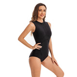 Sleeveless Rash Gurad for Women Black Color