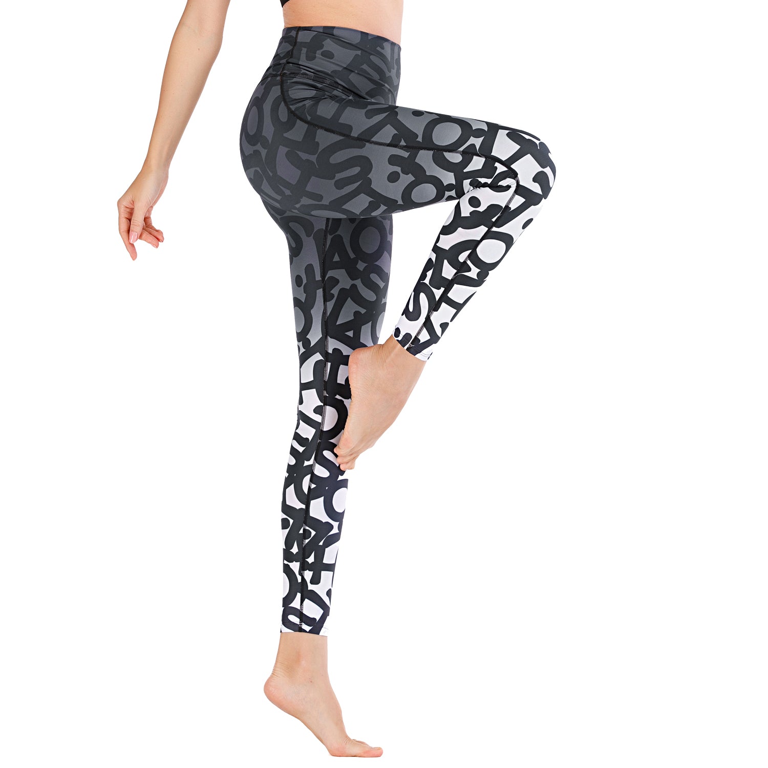 High Waisted Soft Yoga Pants Full Length Workout Leggings