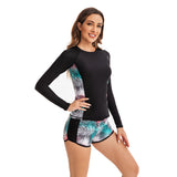 Rashguard Shirt for Women Long Sleeve Swimsuit