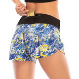 Womens Swimwear Shorts Beach Boardshort Gym Shorts