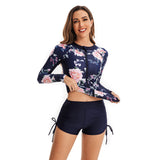 Long Sleeve Zipper Bathing Suit for Women