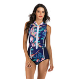 one piece sleeveless swimsuits for women