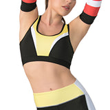 Yoga Tops for Women Yellow and Black Colors