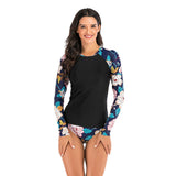 Long Sleeve 2 Piece Swimsuit Bathing Suit for Women - SiySiy