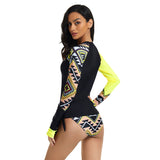 Long Sleeve Two Piece Bathing Suit for Women