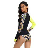 Long Sleeve Two Piece Bathing Suit for Women
