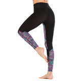 Tummy Control Yoga Pants Printing Hip Lifting Exercise Leggings