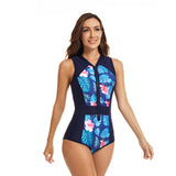 Womens One Piece Rash Guard Swimsuit Swimwear