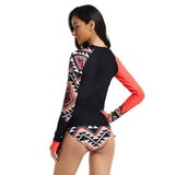 Long Sleeve Two Piece Bathing Suit for Women