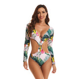 Women Rash Guard Long Sleeve Swimsuit Bathing Suit