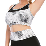 High Impact Gym Tops Build in Bra for Women