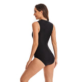 Sleeveless Rash Gurad for Women Black Color
