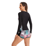Rashguard Shirt for Women Long Sleeve Swimsuit