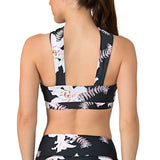 Printed Women Gym Halter Tops with Bra
