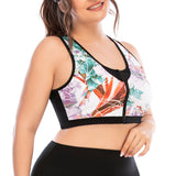 Workout Tank for Women Floral Printed Plus Size
