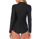 Women One Piece Swimsuit Long Sleeve Bathing Suit